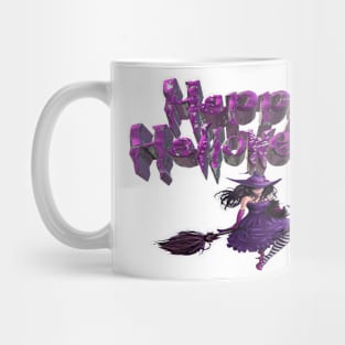 Happy Halloween Witch Mug